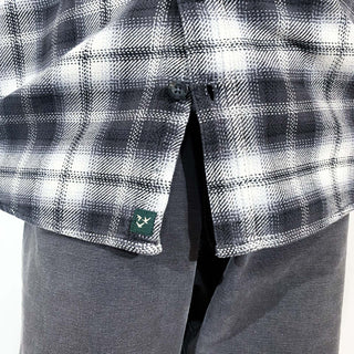 OUTDOOR LIFE オンブレ風 L/S ヘビーネルシャツ