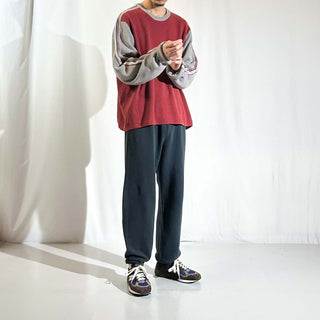 90's "made in USA" GFC ブラック ドローコード スウェット パンツ