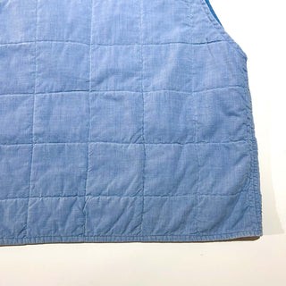 60's～70's "棒TALON" フェード キルティング ベスト