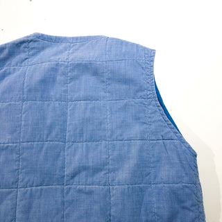 60's～70's "棒TALON" フェード キルティング ベスト