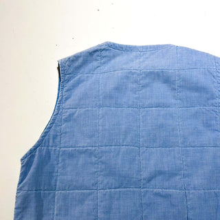 60's～70's "棒TALON" フェード キルティング ベスト