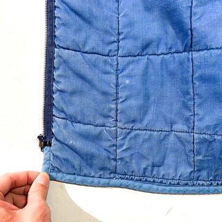 60's～70's "棒TALON" フェード キルティング ベスト