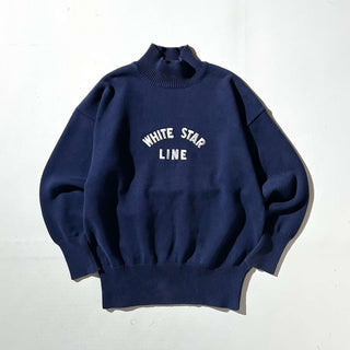 90's The J.Peterman Company "WHITE STAR LINE" タイタニック ニット セーター