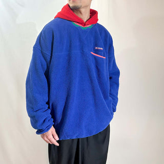 00's Colombia スウェットライク プルオーバー フリース ジャケット