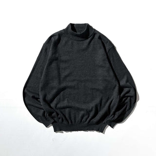 00's "made in ITALY" FENZIA メリノウール混 ハイゲージ ハイネック ニット セーター