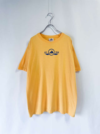 90's ~"made in USA" adidas センターロゴ プリント Tシャツ