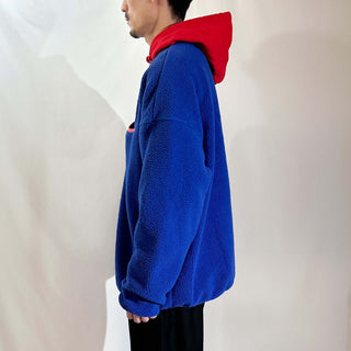 00's Colombia スウェットライク プルオーバー フリース ジャケット