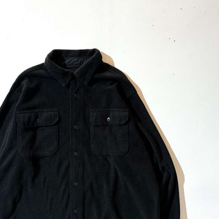 00's Wrangler ブラック L/Sフリースシャツ