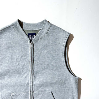 00's GAP 裏フリース フルジップ スウェット ベスト