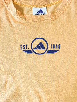 90's ~"made in USA" adidas センターロゴ プリント Tシャツ