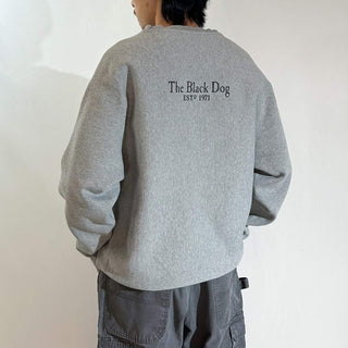 00's the black dog リバースウィーブタイプ アニマル 両面プリント スウェット シャツ