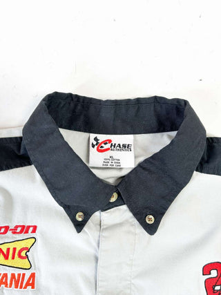 90's~ HASE ボタンダウン センターライン S/S レーシングシャツ