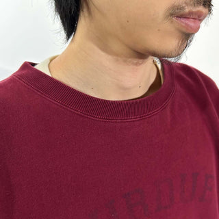 00's GEAR 染み込みプリント カレッジ スウェット シャツ