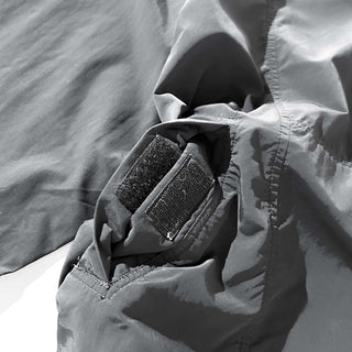 90's "made in USA" LANDS' END 無地 ドローコード パッカブル アノラック ジャケット