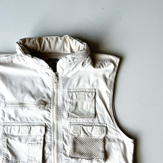 80's BANANA REPUBLIC メモリアル スーベニア 刺繍 サファリ ベスト