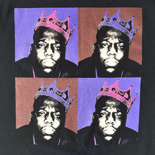 00's "Biggie" パターン ラップ Tシャツ