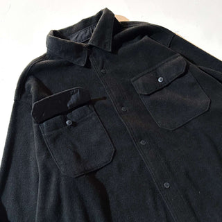 00's Wrangler ブラック L/Sフリースシャツ