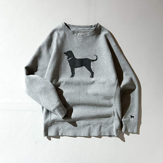 00's the black dog リバースウィーブタイプ アニマル 両面プリント スウェット シャツ