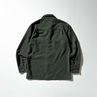 00's george オリーブ ピーチスキン レギュラーカラー L/Sシャツ