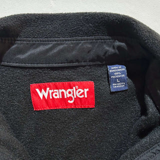 00's Wrangler ブラック L/Sフリースシャツ
