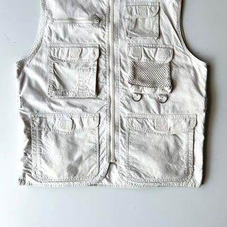 80's BANANA REPUBLIC メモリアル スーベニア 刺繍 サファリ ベスト