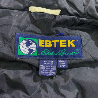 90's～ Eddie Bauer EBTEK ダブルジップ ドローコード ナイロンジャケット