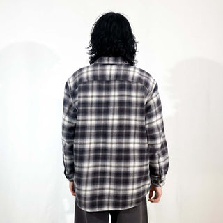 OUTDOOR LIFE オンブレ風 L/S ヘビーネルシャツ