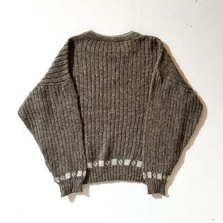 ～90's "made in ITALY" ウール×アルパカ メランジ ニット セーター