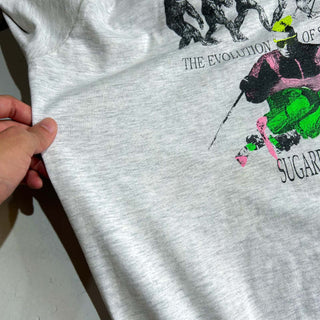 90's "made in USA" ONEITA "THE EVOLUTION OF SKIING." 両面プリント Tシャツ