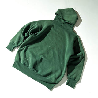 80's "made in USA" RUSSELL ボロ ペンキ ダブルフェイス スナップ スウェット パーカ