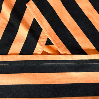 90's～00's SATURDAYS オレンジ×ブラック ボーダー Tシャツ