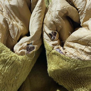 ～90's 裏フリース ストライプ ウール シャツ ジャケット