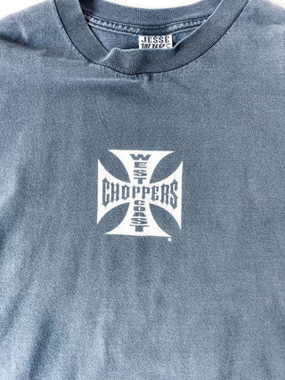 WEST COAST CHOPPERS センターロゴ 両面プリント Tシャツ