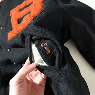 ～90's "made in USA" STANDARD PENNANT CO. "BENTON" ウール メルトン ブルゾン ジャケット