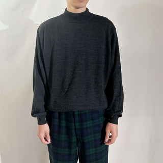 00's "made in ITALY" FENZIA メリノウール混 ハイゲージ ハイネック ニット セーター