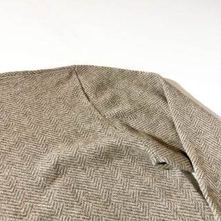 00's Orvis ヘリンボーン カシミヤ Vネック ニット セーター