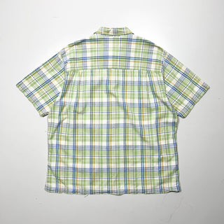 chaps リネン×コットン チェック S/Sシャツ