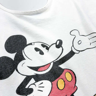 80's "made in USA" DISNEY MICKEY プリントタンクトップ