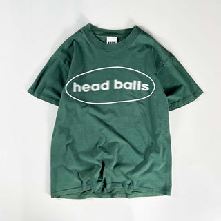90's "made in USA" CYRK "head balls" モーションブラー メッセージ プリント Tシャツ