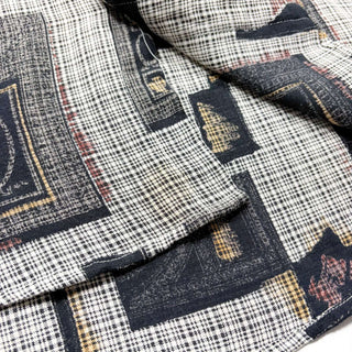 ARGO "made in FIJI" レーヨン アート総柄 S/Sシャツ