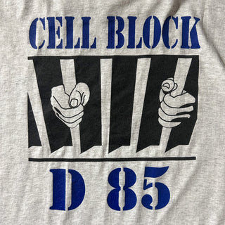 00's Hanes 囚人 ワンポイント プリント Tシャツ