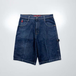 00's "made in BRAZIL" guess jeans 濃紺 デニム スケーターショーツ