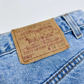 90's "made in USA" Levi's 560 Loose FIT ワイドデニムショーツ