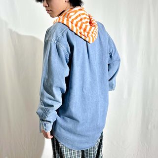 90's～ Ralph Lauren "BLAIRE" デニム ボタンダウン L/Sシャツ