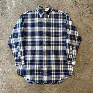 80's Brooks Brothers ボタンダウン チェック コットン L/Sシャツ