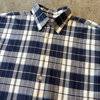80's Brooks Brothers ボタンダウン チェック コットン L/Sシャツ