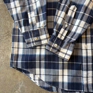80's Brooks Brothers ボタンダウン チェック コットン L/Sシャツ