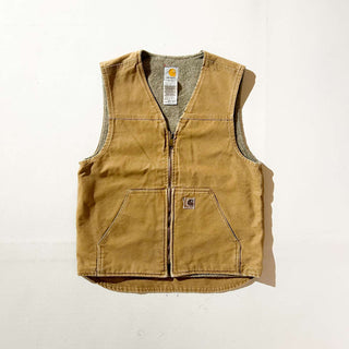 00's Carhartt 裏ボア ダックベスト(ベージュ)