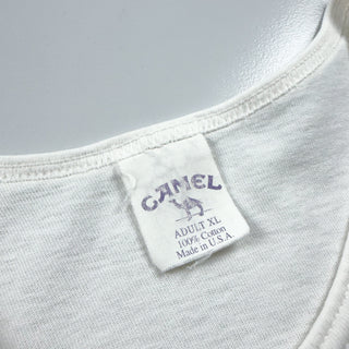 90's "made in USA" CAMEL バックプリント タンクトップ