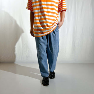 90's "Dominican Republic" DOCKERS 2タック デニム スラックス
